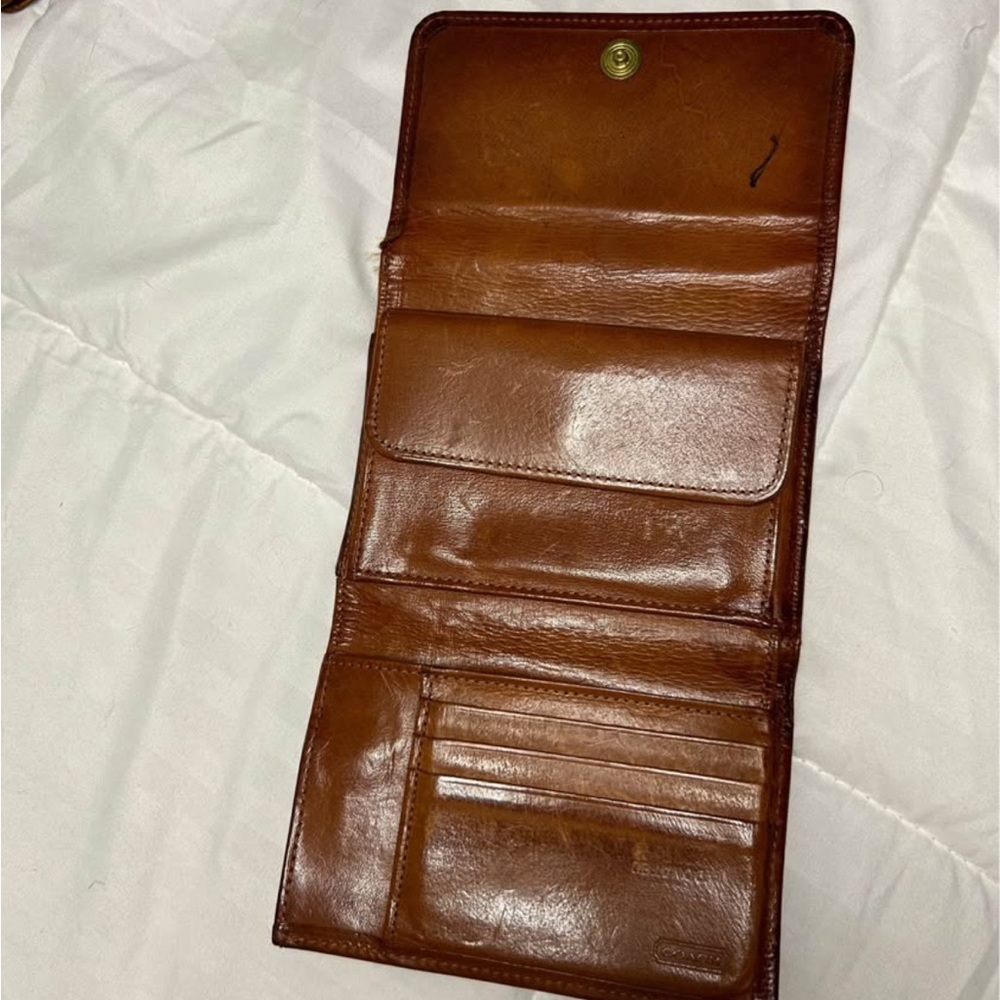 Vintage Coach Leather Wallet